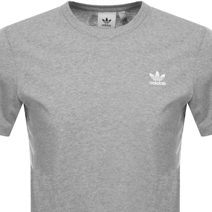 Alternative Image for Productadidas Originals Essential T Shirt Grey2